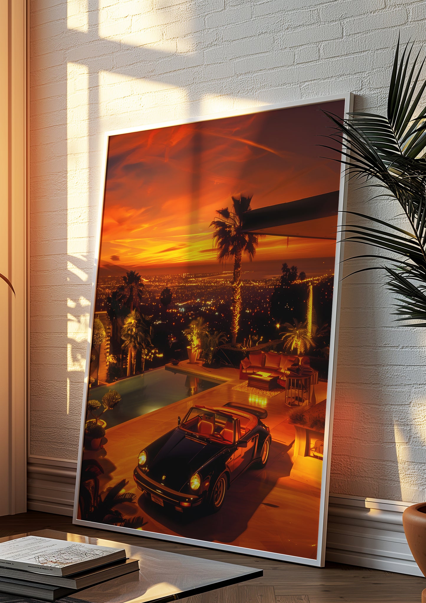Vintage California Sunset