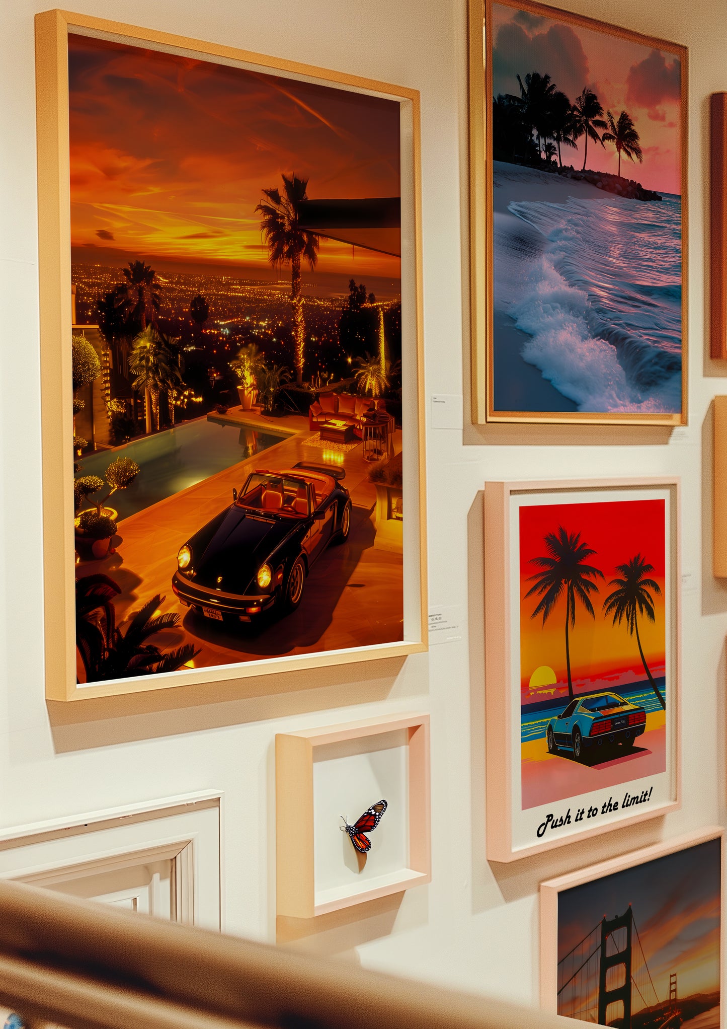Vintage California Sunset