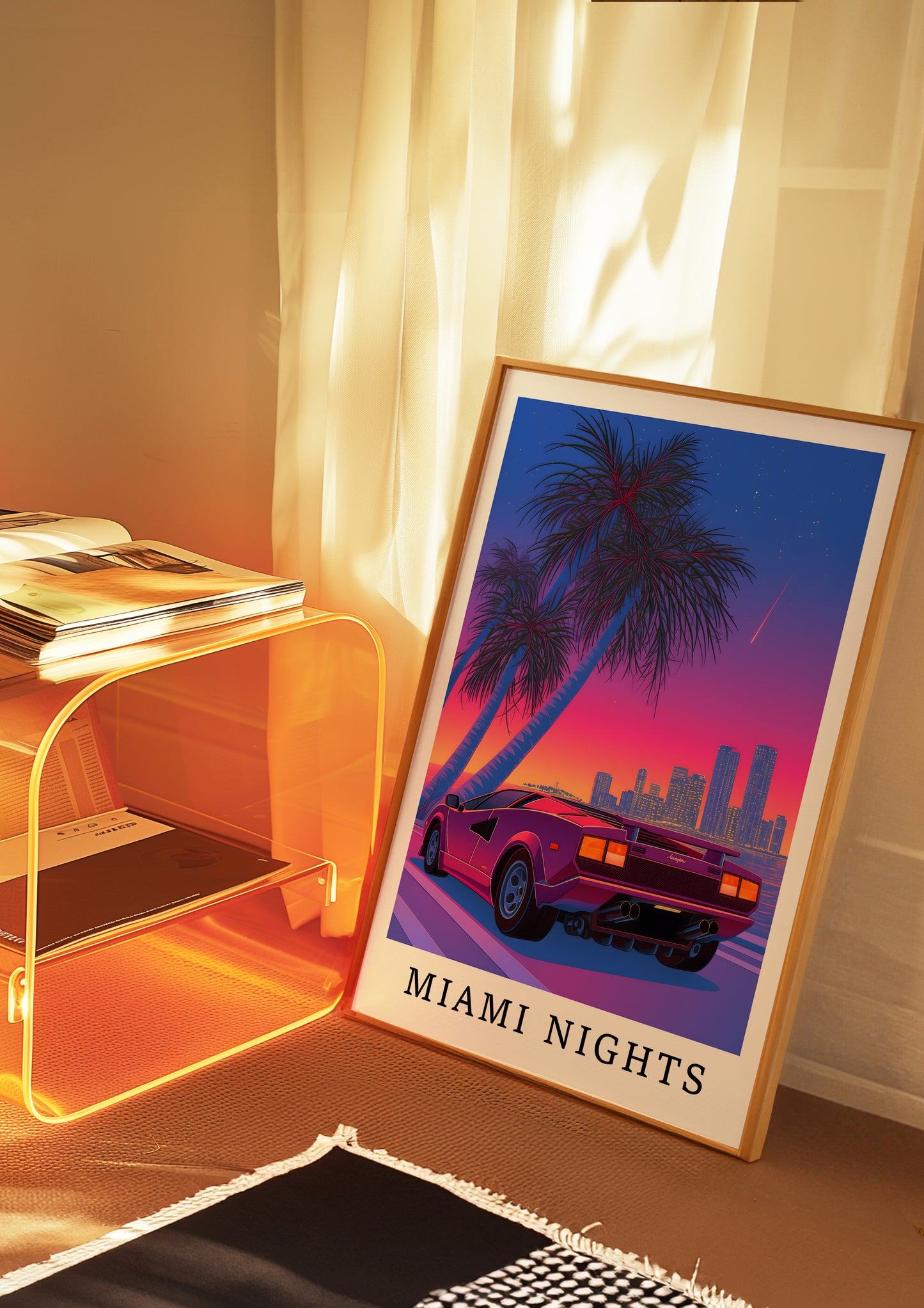 Lambo Miami Night