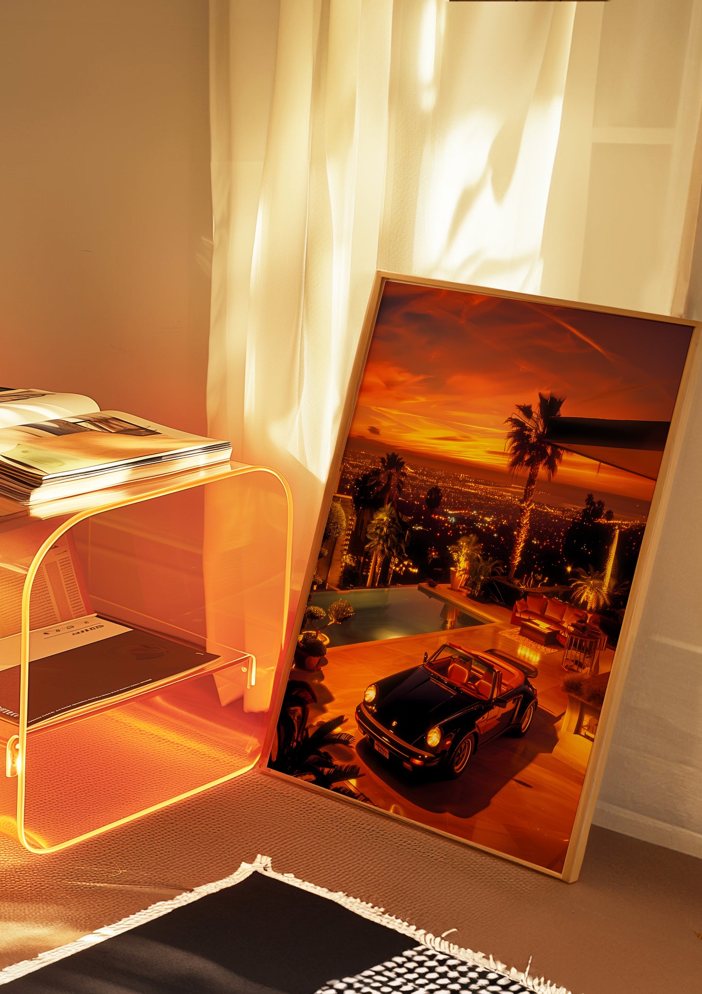 Vintage California Sunset