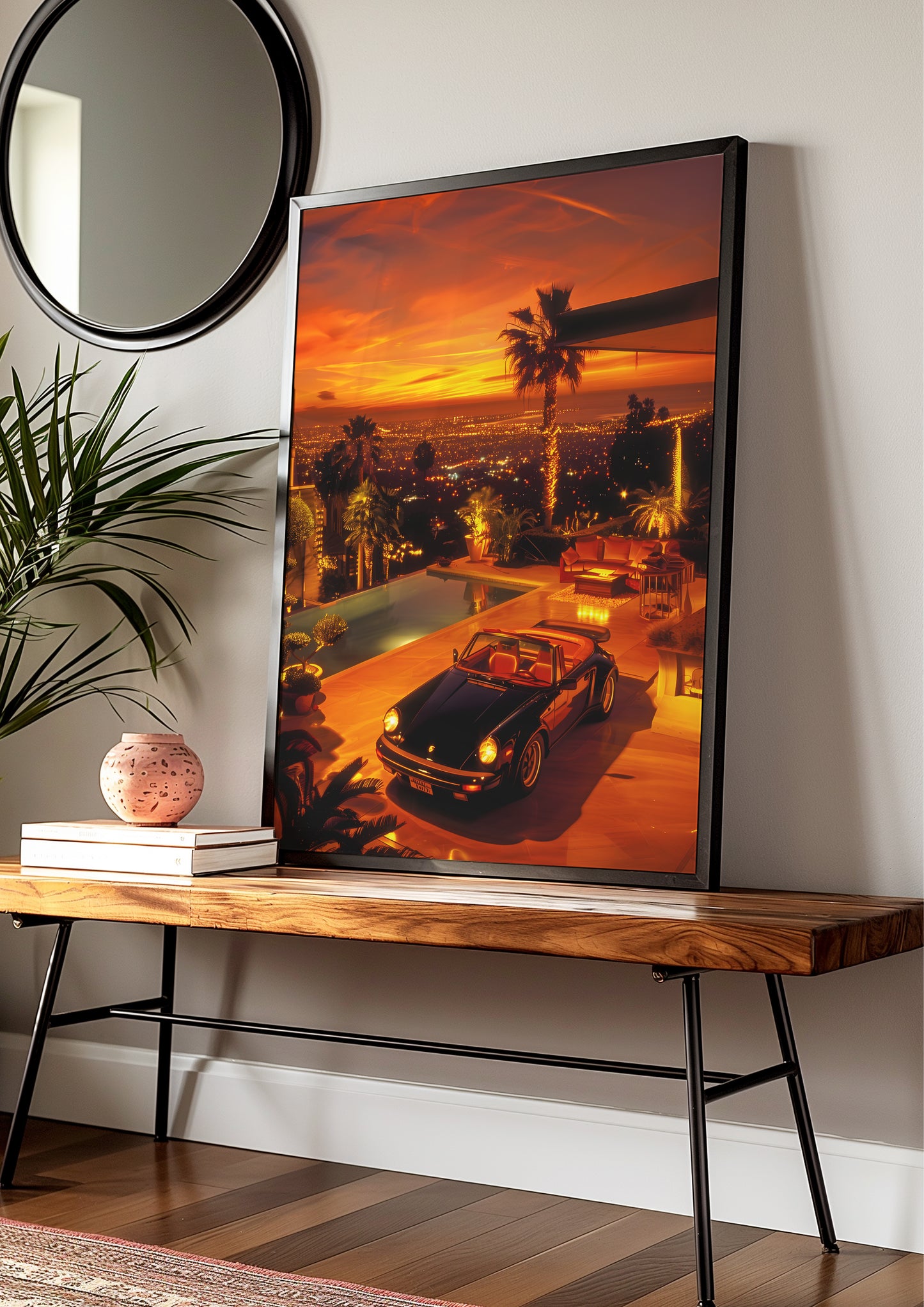 Vintage California Sunset
