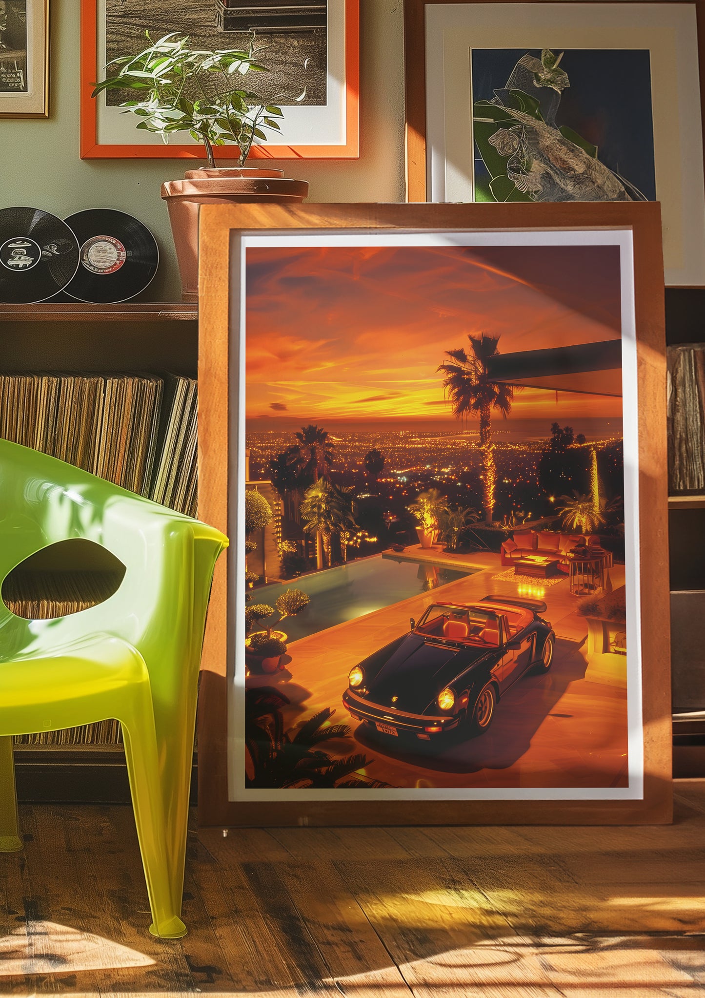 Vintage California Sunset