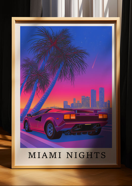 Lambo Miami Night