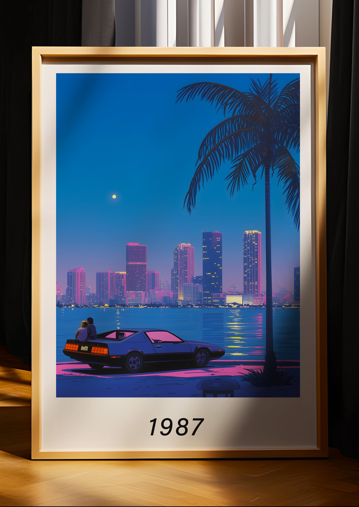 Couple Miami Poster