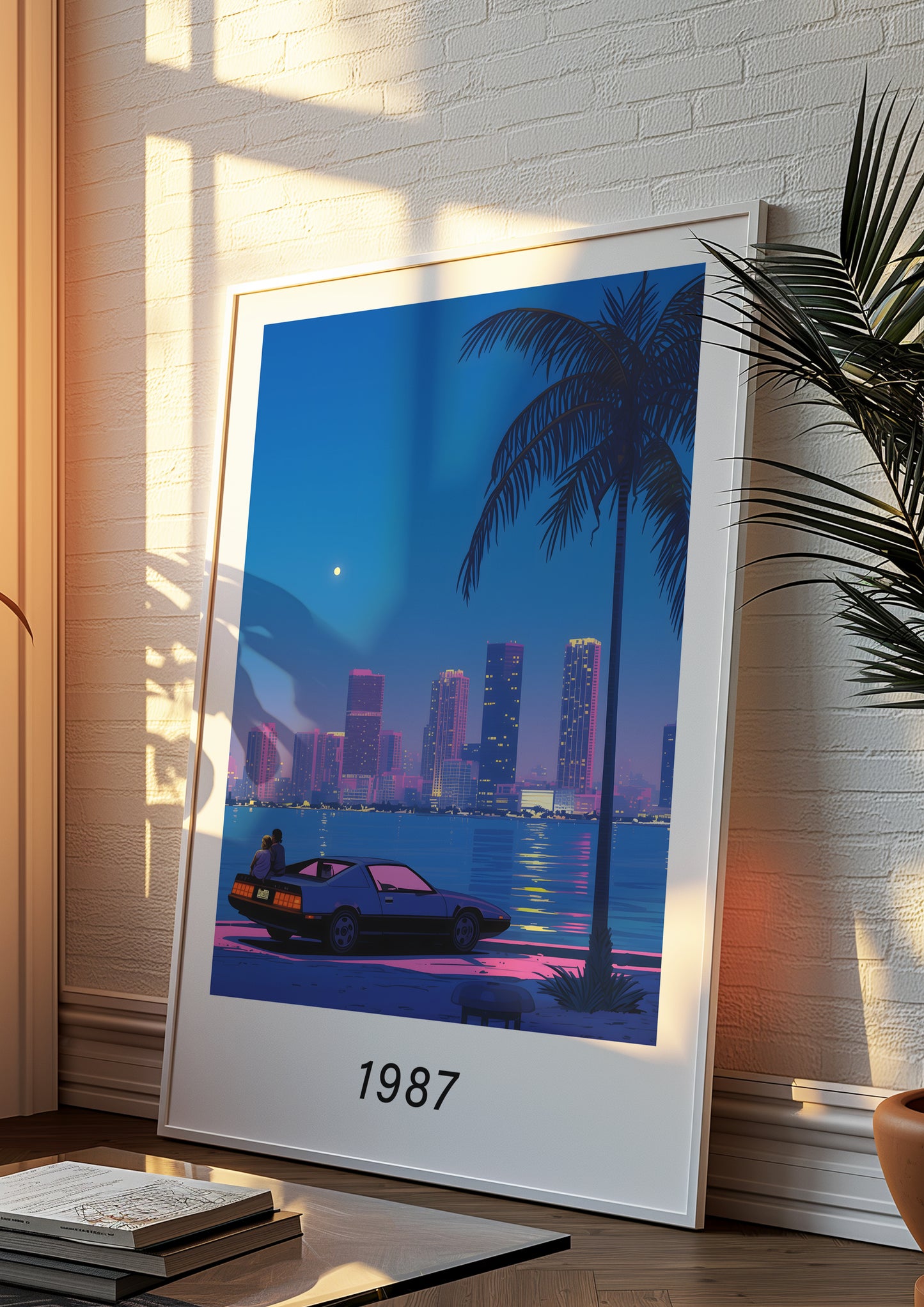 Couple Miami Poster