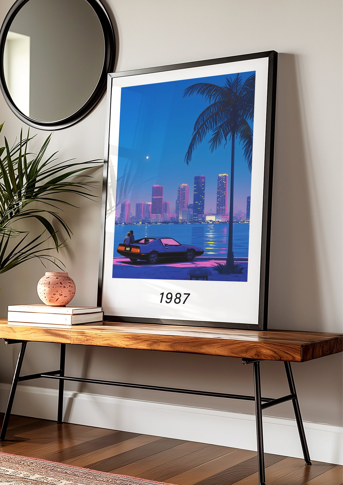 Couple Miami Poster